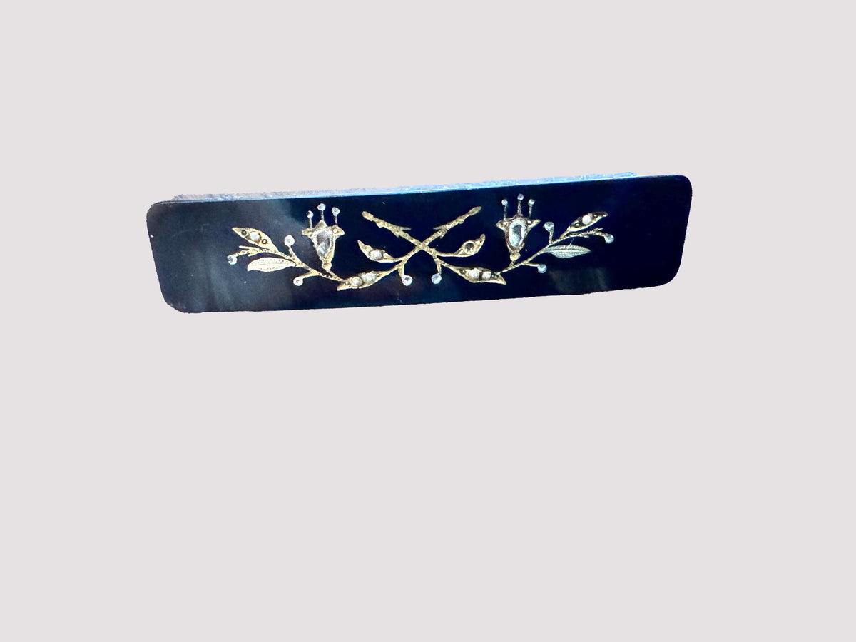 Antique Victorian Mourning Bar Pin