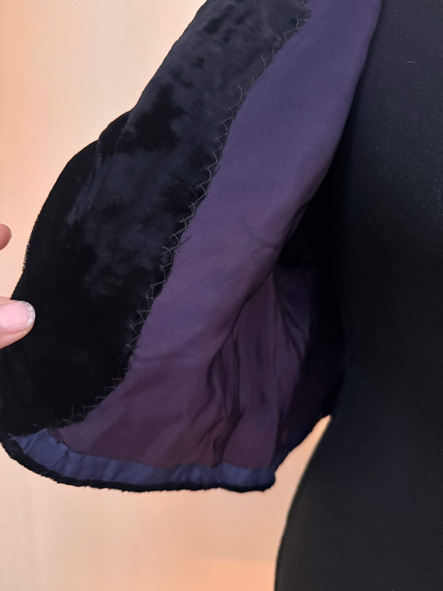 1930s Velvet Bolero Jacket