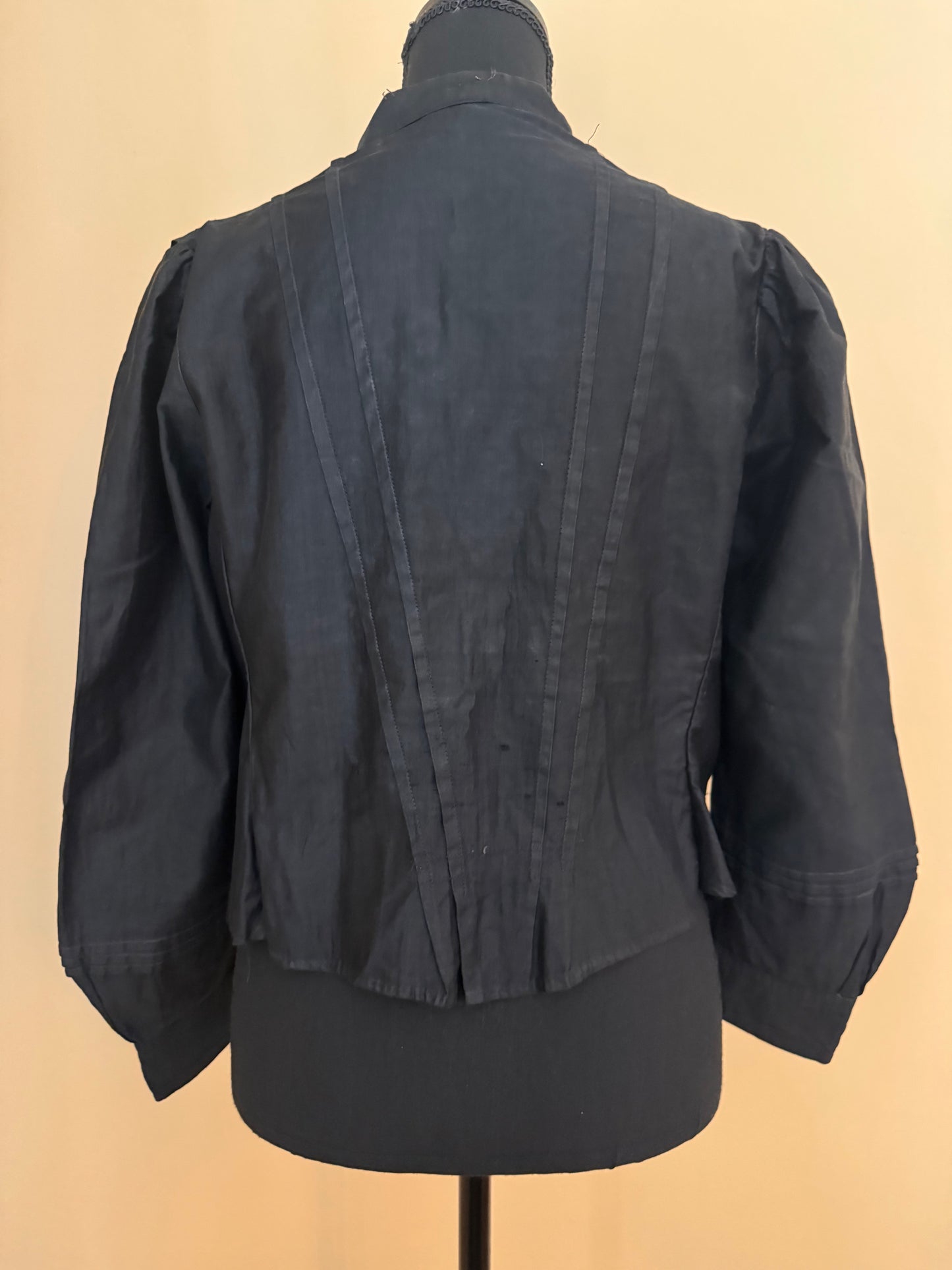 Victorian Pintuck Mourning Blouse