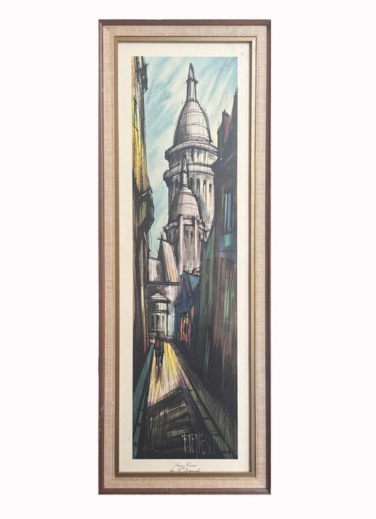 Vintage F. Depresle Mid Century Lithograph "Sacré-Cœur"
