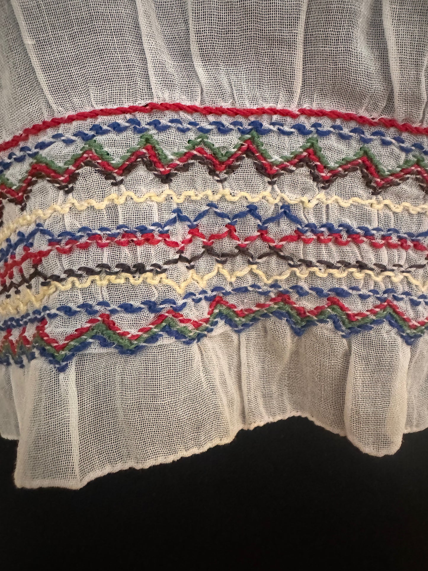 1930s Embroidered Hungarian Blouse