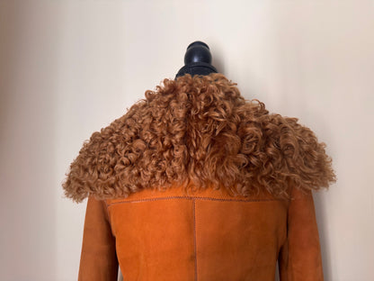 Vintage Y2K Gianfranco Ferre Curly Shearling Jacket