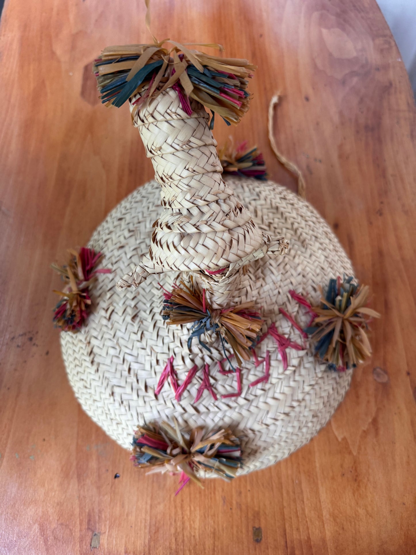 Vintage Nassau Bahamas Straw Souvenir Hat