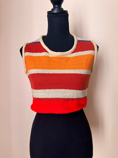 Rare Vintage Studio Fong Leng Knit Crop Top