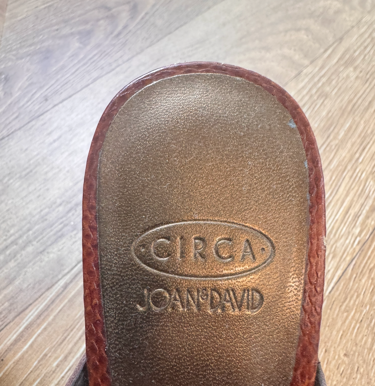 Vintage Circa Snake-Embossed Leather Mules