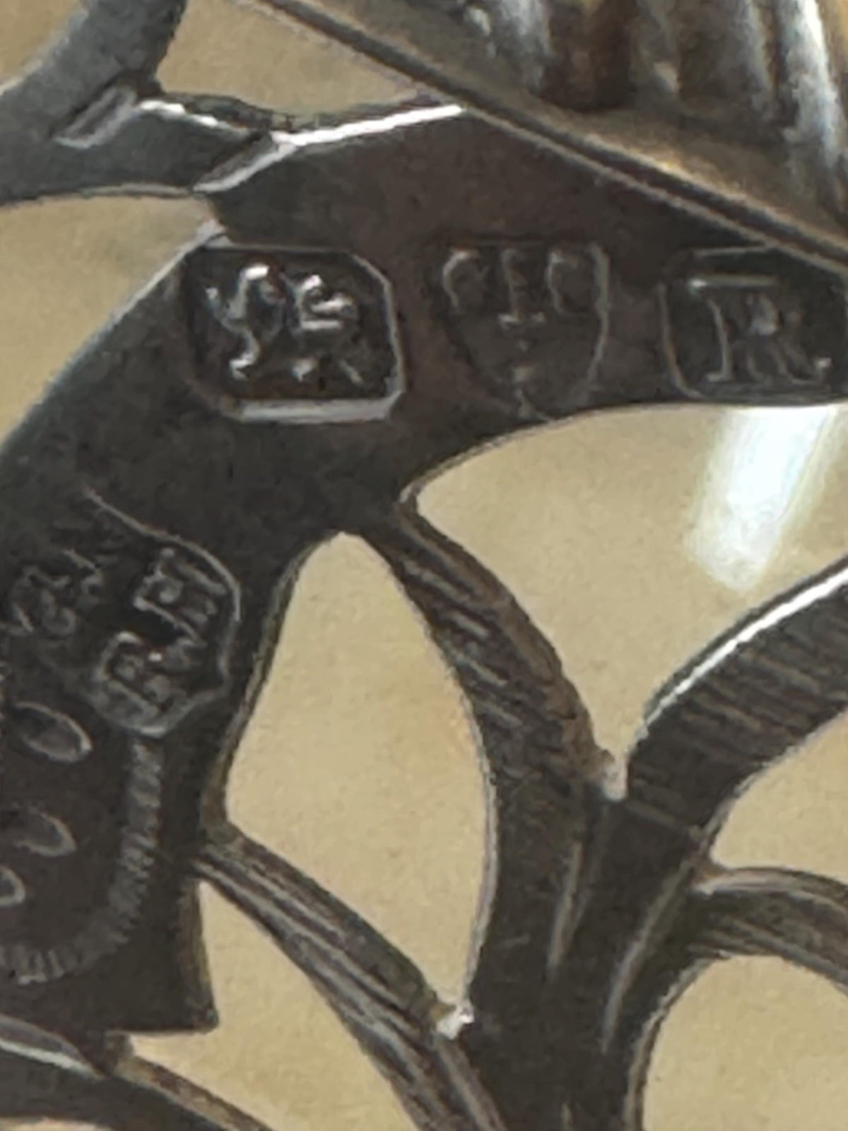 Edwardian Sterling Silver Bottle Coaster