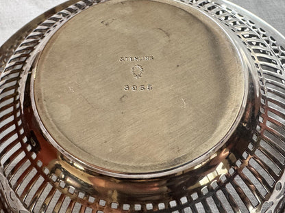 Pair of Watson Sterling Silver Pierced Candy Dishes