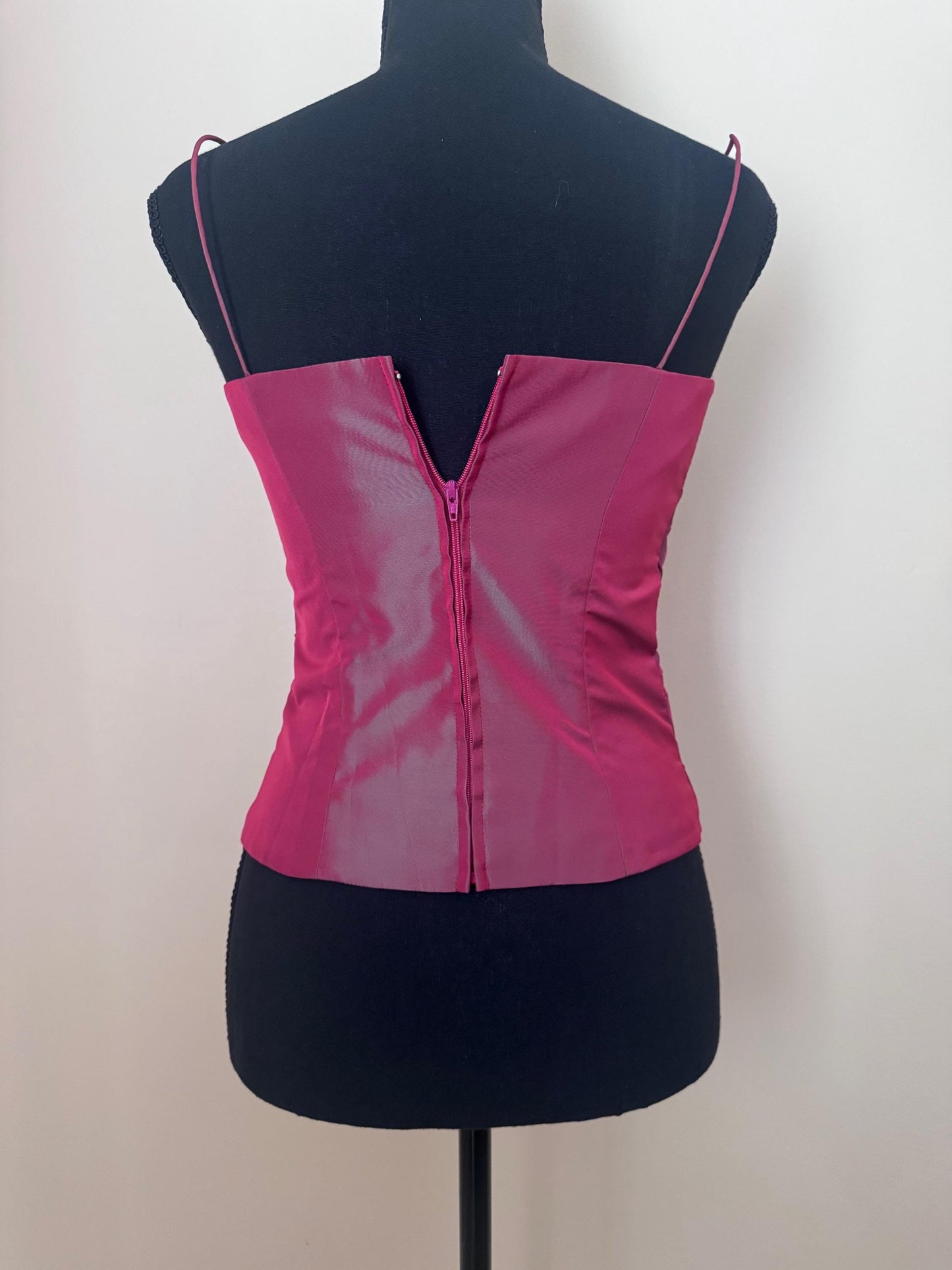 Y2K John Charles Sequin Bustier Top