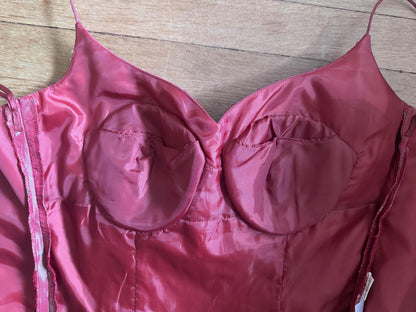 Y2K John Charles Sequin Bustier Top