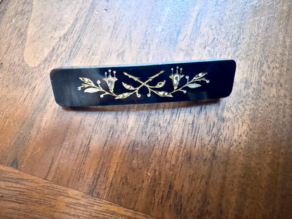 Antique Victorian Mourning Bar Pin